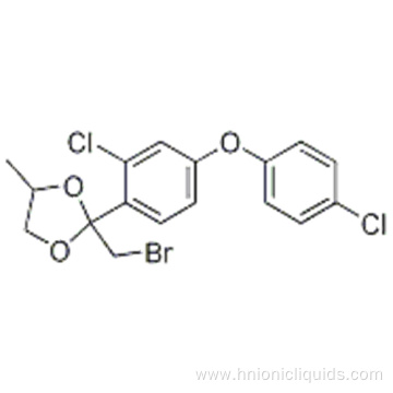 2-(BROMOMETHYL)-2-[2-CHLORO-4-(4-CHLOROPHENOXY)PHENYL]-4-METHYL-1,3-DIOXOLANE CAS 873012-43-2